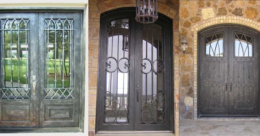  4 Most Popular Styles for Wrought Iron Entry Doors